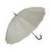 [16шт.@.* очень большой ]Wpc. длинный зонт 16K UMBRELLA LARGE серый зонт от дождя . дождь двоякое применение UV cut крепкий WEC16K-2501-001
