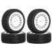 Limnyves 4 шт 68mm Rally шина резина шина колесо шина XV01 XV02 TT01 TT02 PTG-2 1/10 RCre-si