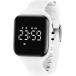  wristwatch girl watch pedometer child smart watch action amount total rechargeable digital wristwatch multifunction waterproof MDM( white, one size )