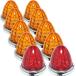 24V �g���b�N�p LED �}�[�J�[�����v �T�C�h 8�ʃN���X�^���J�b�g�d�l 16LED �ėp (�I�����W�����Y / ���b�h�����Y)