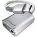 USB Type C to 3.5mm �C���z���ϊ��A�_�v�^�[ 2in1 DAC���� 24bit/96kHz Hi-Fi���� (�V���o�[)