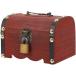  копилка Treasure Box ключ имеется юг столица таблеток античный ... бардачок место хранения коробка из дерева box . поиск игрушка (Small)