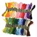  вышивальные нитки комплект .... нить mi солнечный ga начинающий Cross стежок рукоделие для красочный .. нить 50 цвет 50 шт. комплект цвет фиксация ( фиксация )