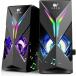 PC динамик 10W мощность ge-ming динамик настольный динамик RGB динамик персональный компьютер для ( черный, 10W)