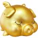  свинья копилка Gold свинья pig фэн-шуй состояние . удача в деньгах quotient ... украшение Lucky ( большой )