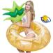  надувной круг для взрослых диаметр 120cm ананас фрукты float насос имеется 2 позиций комплект resort пляж морская вода . бассейн ( желтый цвет )