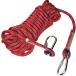  диаметр 12mm многоцелевой трос кемпинг уличный переезд багаж. грузоподъемность вверх предотвращение бедствий инструмент автомобиль тяга лодка и т.п. ( красный, 10m)