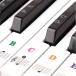 49 / 61 76 88 клавиатура соответствует фортепьяно наклейка фортепьяно стикер клавиатура звук . наклейка начинающий тренировка звук . гид ( красочный )