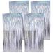 tassel curtain 2mx1m decoration birthday decoration attaching large . curtain silver 4 piece set ( silver 4 piece )