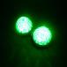 �J�X�^�}�C�Y �g���b�N�p �}�[�J�[�����v LED �T�C�h 16LED 24V �ėp 2�Z�b�g (�O���[��)