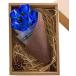  soap flower bouquet fragrance gift Mother's Day Father's day birthday marriage memory day Christmas present blue 7ps.@blue( blue 7ps.@)