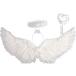  ангел. перо Angel ангел. крыло ангел. колесо палка костюмированная игра мелкие вещи Halloween маскарадный костюм ( белый )