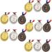  золотой серебряный медь разнообразные медаль награждение тип .. прекрасный движение . спорт собрание .... победа фирма школа ( мульти-, золотой серебряный медь каждый 5 шт по итого 15 шт )