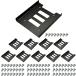 2.5 дюймовый HDD/SSD для 3.5 дюймовый изменение монтажный прибор держатель PC для винт имеется металлический изменение кейс ( черный 10 шт )