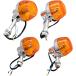 �o�C�N �E�C���J�[ CB ���P�x �I�����W �A���o�[ 12V �ėp CB250T CB400F (�����O�X�e�[2�� �V���[�g2��)
