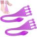  эспандер стрейч подошва пара палец тренировка 2 шт. комплект лиловый ( лиловый 2 шт )
