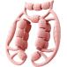  массаж ролик .. ролик пара ko Logo ro пара ...... . futoshi .. ножек .. стрейч ролик ( розовый, розовый )
