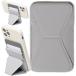 MagSafe �J�[�h�P�[�X �X�}�z �X�^���h �O���b�v iPhone 16 15 14 13 12 �Ή� 2�����[ (�O���[)
