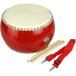  Kids ударный инструмент японский барабан палочки * шея .. с ремешком . телячья кожа дом тренировка * презентация предназначенный ( 29cm)