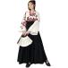  Taisho роман hakama костюмированная игра кимоно японский костюм японская одежда roli.ta культура праздник учебное заведение праздник Halloween чёрный цвет L размер 