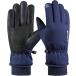  защищающий от холода перчатки сенсорная панель соответствует перчатка толстый водонепроницаемый . скользить PU уличный альпинизм лыжи ( темно-синий )