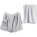  electric circus wrap towel set for adult skirt towel to coil towel short sauna shower sport ( gray )