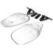  knuckle guard bike steering wheel for guard all-purpose . manner cover left right set protection against cold windshield stone chip prevention transparent ( clear )