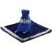  divination mat tarot Cross tablecloth bell bed slip prevention card-case attached ( navy )