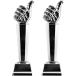 i.. Trophy crystal Trophy сувенир праздник награждение подарок собрание Golf чемпионский кубок MDM (2 шт. комплект, 26cm)