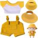 мягкая игрушка одежда 17cm надеты . изменение костюм комбинезон футболка шляпа кукла одежда .. одежда костюм симпатичный ( оттенок желтого )