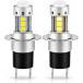 H3 H3C LED противотуманая фара клапан(лампа) левый правый 2 шт. комплект 2835SMD 14 лампа 12-24V машина * для мотоцикла MDM ( желтый, 3500K)