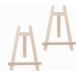  мольберт настольный из дерева Mini подставка складной перевозка легкий 2 шт. комплект ( натуральный, большой 20cm x 28cm)