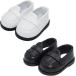  мягкая игрушка обувь Loafer 20cm соответствует кожа обувь кукла кукла надеты . изменение аксессуары MDM ( черный * белый, 5.5x3cm)