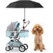  собака Cart зонт от солнца Buggy зонт держатель коляска тент передвижная корзинка домашнее животное ( черный )