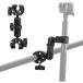 GoPro соответствует зажим тип Magic arm 6 дюймовый двойной зажим крепление 360 раз вращение много .. arm велосипед мотоцикл ( черный )