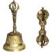  золотой Gou колокольчик ...2 позиций комплект bell bajula.. закон . предметы для домашнего буддийского алтаря . тип ..... исключая . амулет . исключая . интерьер ( Gold )