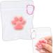  Mini squishy . чувство fi jet брелок для ключа симпатичный мягкий .. поверхность белый .. мяч ощущение -тактный отсутствует аннулирование товары ( розовый лапа )
