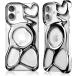 iPhone 17 для кейс AM Emptiness Case открытый рама бампер кейс .. проект ( shining silver )