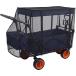  уличный Wagon тележка для багажа дождевик Cart Wagon крыша ( чёрный сетка, примерно 115cmx51cmx75cm)