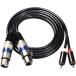 XLR кабель RCA соответствует изменение кабель Canon терминал красный белый звук для женский 