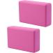  йога блок 2 шт. комплект стрейч блок тренировка промывание в воде возможно пилатес фитнес йога Poe z легкий водоотталкивающий ( розовый )