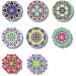  бриллиант искусство Coaster начинающий предназначенный DIY комплект круглый ( цветок B)