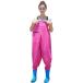  женский забродный полукомбинезон грудь высокий забродный полукомбинезон женский туловище имеется сапоги симпатичный модный плечо ремень водонепроницаемый ( розовый, 24.5cm)