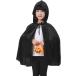  ребенок костюмированная игра манто с капюшоном . короткий накидка Halloween маскарадный костюм костюм для мужчин и женщин ( черный, M размер : длина одежды примерно 80cm)