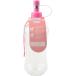 собака водоснабжение бутылка вода .. контейнер пластиковая бутылка форсунка прогулка вода бутылка ( розовый, 500 ml)