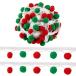 pompon мяч бахрома отделка 7m зеленый красный бахрома мяч отделка ширина 2.5cm полиэстер производства pompon лента шитье кисточка гонки европейская одежда 