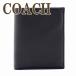 コーチ 財布 メンズ 二つ折り財布 COACH レザー ブラック 86764BLK