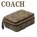[ параллель импортные товары ] Coach COACH сумка женский piru box лекарство inserting кейс для лекарств сумка кейс кожа signature C3349IMCBI