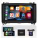 2G+32G  Car Radio for Mercedes Benz W906 Sprinter W169 W245 W639 Vito Viano, 9 inch Android Touch Screen Stereo, Apple Carplay/Android Auto/1080P/Blue