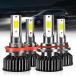 OOTBVVL Fit for CIVIC (2016-2020) LED Headlight Bulbs,9005 High Beam + H11 Low Beam, 20000 LM 500% Brighter, Plug and Play,Pack of 4